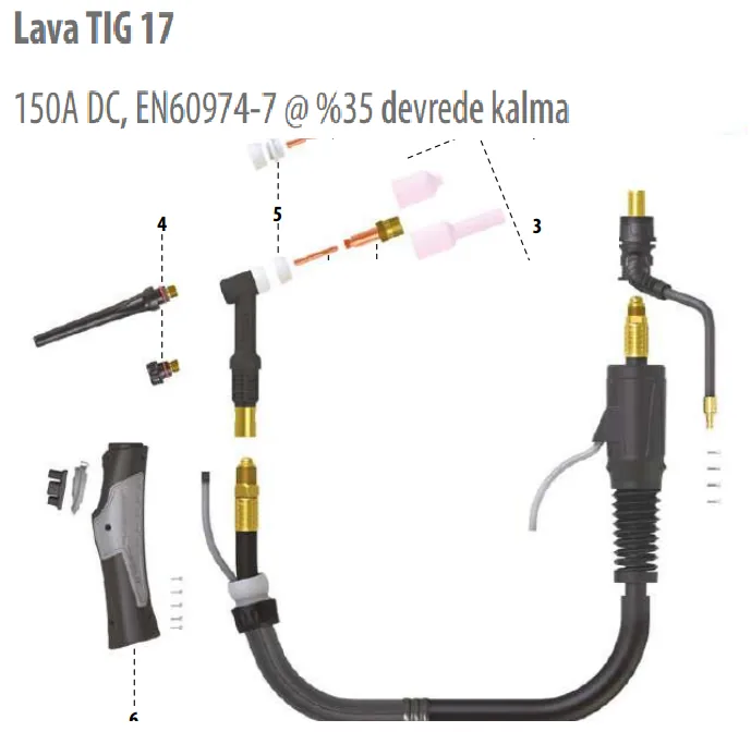 Lava TIG 17 Parça Şeması
