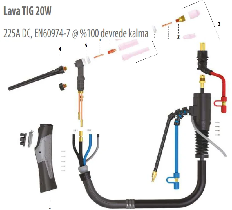 Lava TIG 20w Parça Şeması