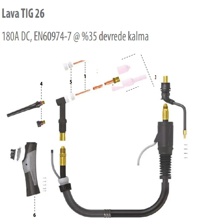 Lava TIG 26 Parça Şeması