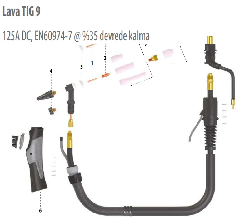 Lava TIG 9 Parça Şeması